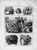 Old Antique Print 1873 Derby Horse Racing Sport Transport Carriage Derby 19th