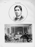 Original Old Antique Print 1873 Price Gloucester Elections Spain Jurisprudence