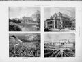 Original Old Antique Print 1873 Vienna Ring Strasse Boulevard Opera House Park