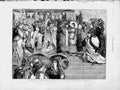 Original Old Antique Print 1873 Albert Memorial Hyde Park Ladies Fashion London