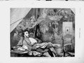 Old Antique Print 1873 Rifle Shooting Camp Wimbledon Volunteer Man Sleep 19th