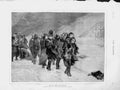 Original Old Antique Print 1873 Siers Marching Snow Moscow War Pott Victorian