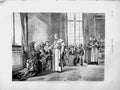 Original Old Antique Print 1873 Scene Reception Vatican Rome Italy Pope 19th