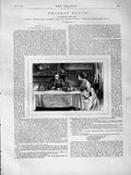 Old Antique Print 1873 Illustration Story Phineas Redux Man Woman Romance 19th