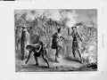 Old Antique Print 1873 Ashantee War Fantee Native Dance Ladies Children 19th