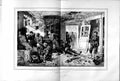 Original Old Antique Print 1873 Alphonse Neuville War Siers Battle Guns House