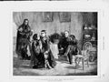 Original Old Antique Print 1873 Life Russia Military School Young Boy Family
