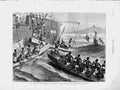 Old Antique Print 1873 Ashantee War Transhipping Troop Ship Coast Castle 19th