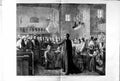 Original Old Antique Print 1873 Russia Black Bench Clergyman Finland Criminals