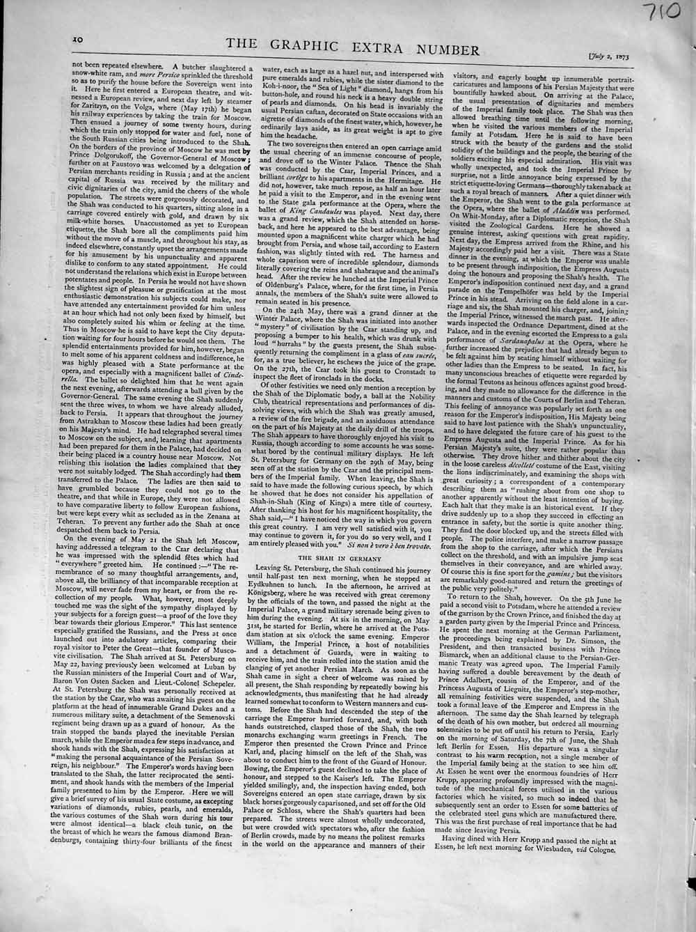 Old Antique Print 1873 Ships Naval Review Spithead Victoria Albert Gorgon 19th