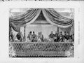 Old Antique Print 1873 Royal Box State Performance Italian Opera Theatre 19th