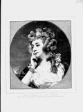 Original Old Antique Print 1874 Portrait Beautiful Woman Mrs Braddyll Victorian
