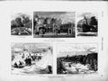 Original Old Antique Print 1874 Holland House Kensington War Spain Cartagena