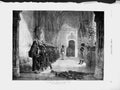 Original Old Antique Print 1874 Siers Call To Arms Spain War Fine Art Vibert