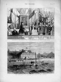 Old Antique Print 1874 Freedom City Edinburgh Baroness Coutts Cartagena 19th