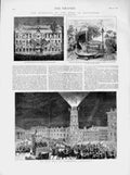Old Antique Print 1874 Town Hall Petersburg Moscow Duke Edinburgh Palace 19th