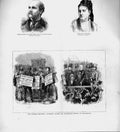 Original Old Antique Print 1874 Colwell Clerk Parepa-Rosa Gladstone Blackheath