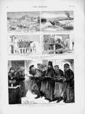 Old Antique Print 1874 Isaac Cathedral Petersburg Cartagena Insurrection 19th