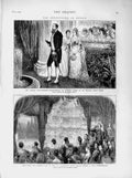 Old Antique Print 1874 Russia Petersburg Opera House Nobles Hall Moscow 19th