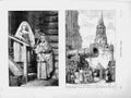 Old Antique Print 1874 Russian Peasant Czar-Pushka Canon Kremlin Moscow 19th