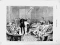 Original Old Antique Print 1874 London Mission Meeting Porters Camden Station