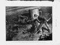 Old Antique Print 1874 Corvette Ship Claymore Canon Gun War Sailors Men 19th