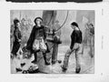 Original Old Antique Print 1874 Ship Marines Gunner'S Doom War Sailors 19th