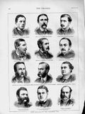 Original Old Antique Print 1874 Ashantee War Alison Gordon Gifford Wood Buckle