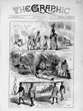Original Old Antique Print 1874 Ashantee War Natives School Wounded Victorian