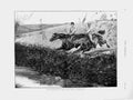Old Antique Print 1874 Horse Racing Sport Steeplechasing Jumping Jockey 19th