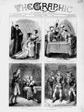 Old Antique Print 1874 Theatre Princess'S Eldorado Strand Globe Pilgrim 19th