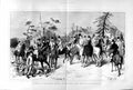Old Antique Print 1874 Quorn Hounds Brooksby Melton Leicestershire Hunt 19th