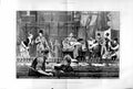 Old Antique Print 1874 New Opera Undress Rehearsal Theatre Stage People 19th