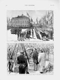 Old Antique Print 1874 Duke Edinburgh Portsmouth Orphans Ashantee Naval 19th