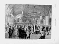Old Antique Print 1874 Scene Corn Exchange Skating Rink Brighton People 19th
