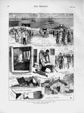 Old Antique Print 1874 Ashantee War Major Baird Sierra Leone Cape Castle 19th