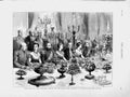 Old Antique Print 1874 Ball Mansion House Duke Duchess Edinburgh Supper 19th