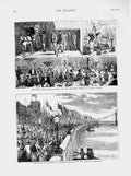 Original Old Antique Print 1874 Duke Edinburgh Chelsea Willis Royal Buck Hounds