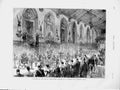 Old Antique Print 1874 Czar Russia Banquet George'S Hall Windsor Castle 19th