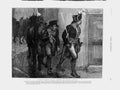 Original Old Antique Print 1874 Gauvain Army Siers Marching Drummers Victorian