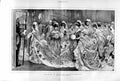 Original Old Antique Print 1874 Drawing Room Buckingham Palace London Queen
