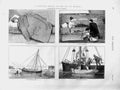 Original Old Antique Print 1874 Yachting Cruise Bay Biscay Douaniers Boats Ship