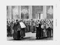 Old Antique Print 1874 Banquet Lord Mayors Provost Mansion House London 19th