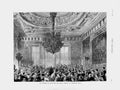 Original Old Antique Print 1874 Academy Music Blind Concert Grosvenor House