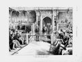 Original Old Antique Print 1874 House Commons Men Bar House Meeting Victorian
