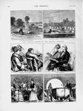 Old Antique Print 1874 Handel Music Festival Bishop Winchester Wandsworth 19th