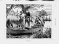 Old Antique Print 1874 River Boat Romance Ladies Men Country Scene Cooper 19th