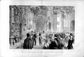 Old Antique Print 1874 Wedding Imperial Chapel Winter Palace Petersburg 19th