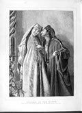 Original Old Antique Print 1877 Ladies Scandal Harem Anderson Pall Mall Gallery