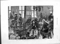 Old Antique Print 1877 Volunteer Life Brigade House Shields England Sea 19th